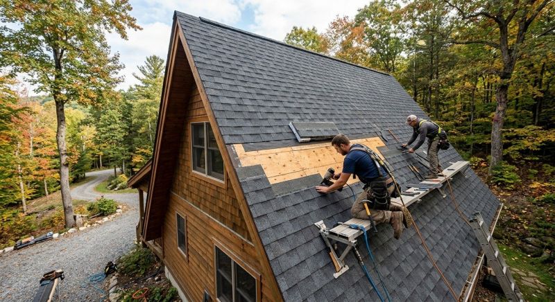 A Frame Roof Repair in Springfield, OH