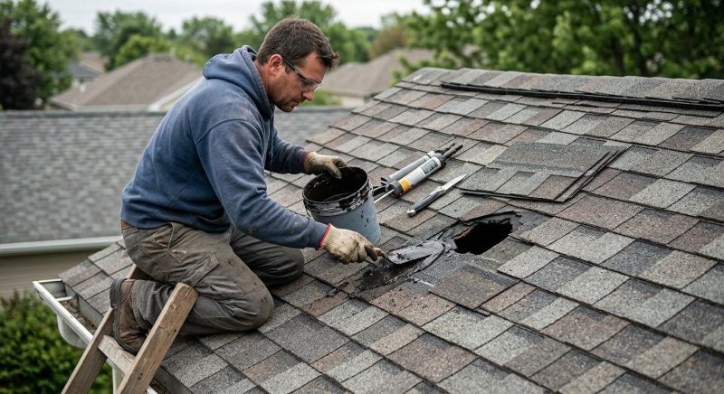 A Frame Roof Repair in Springfield, OH