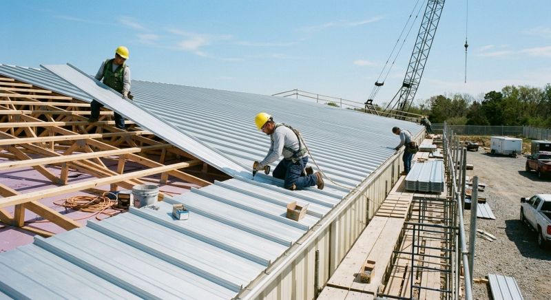 Aluminum Roof Installation in Jamestown, OH