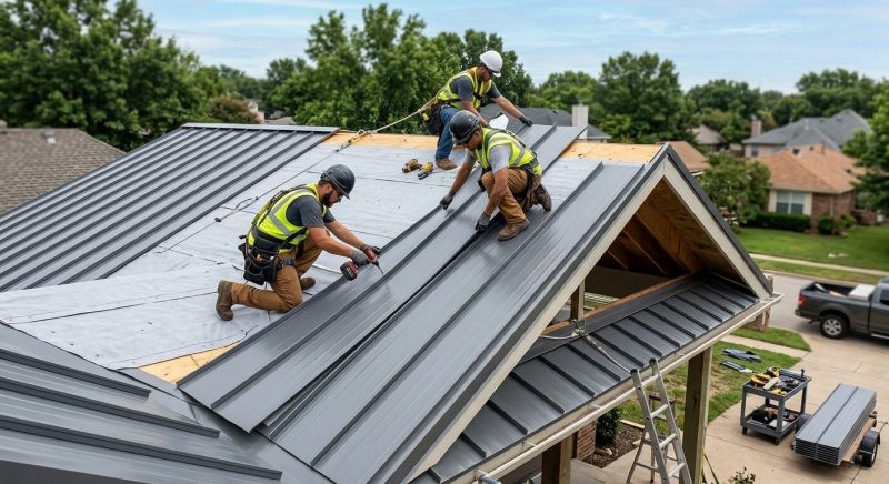Aluminum Roof Installation in Vandalia, OH