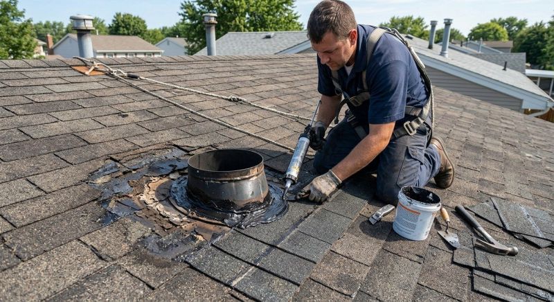 Asphalt Roof Leak Repair in South Solon, OH