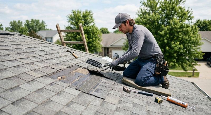 Asphalt Roof Leak Repair in Urbana, OH