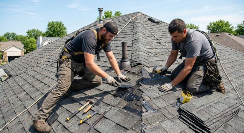 Asphalt Roof Repair in South Solon, OH