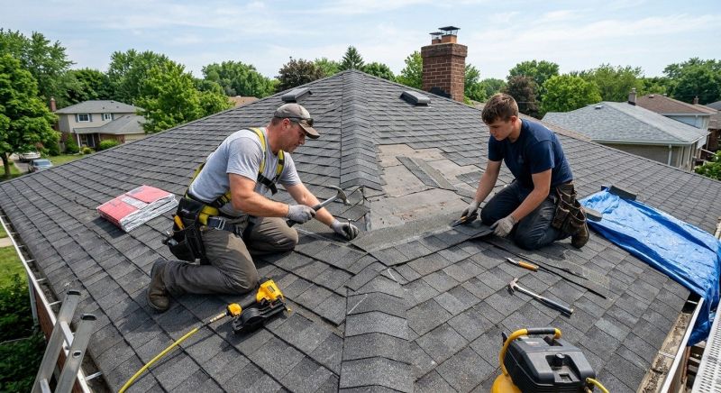 Asphalt Roof Repair in South Solon, OH