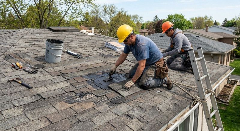 Asphalt Roof Repair in South Vienna, OH