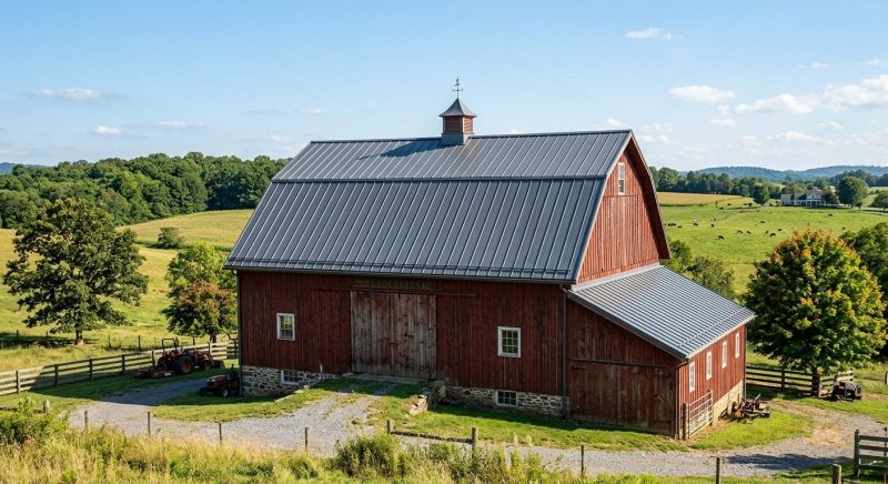 Barn Roof Replacement in Miami County, OH