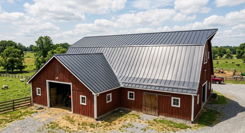 Barn Roof Replacement in Yellow Springs, OH