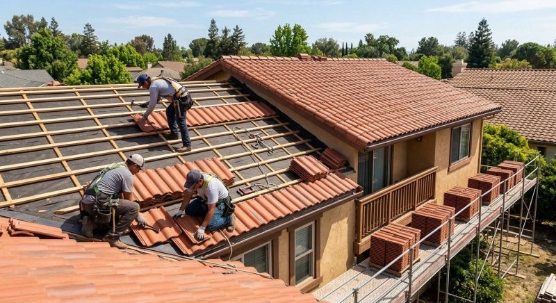 Barrel Tile Roof Installation in Springfield, OH