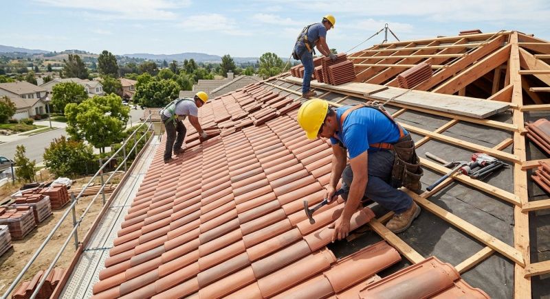 Barrel Tile Roof Installation in Springfield, OH