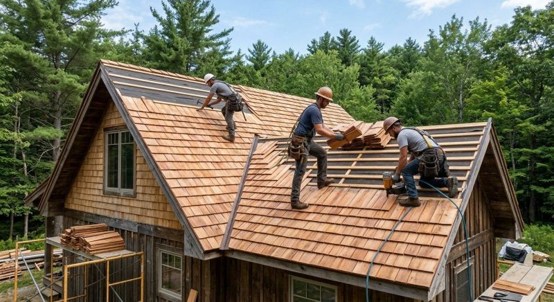 Cedar Roof Installation in New Carlisle, OH
