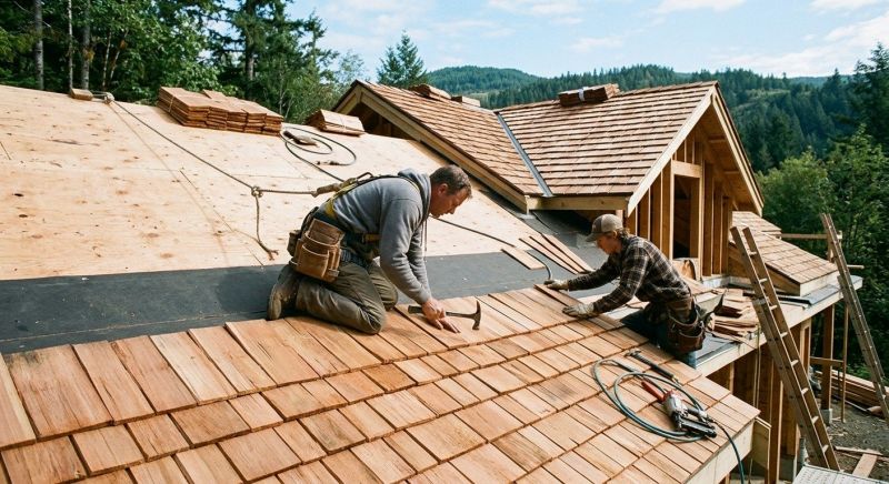 Cedar Roof Installation in Xenia, OH