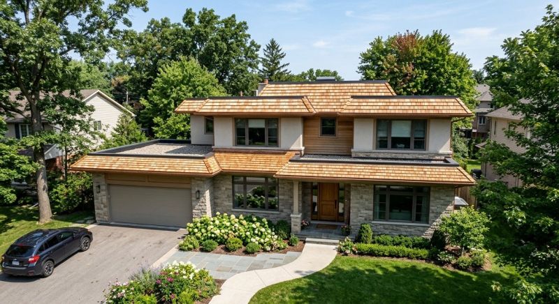 Cedar Shake Roof Construction in South Vienna, OH