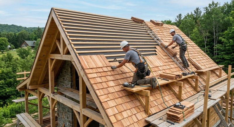 Cedar Shake Roof Construction in Urbana, OH