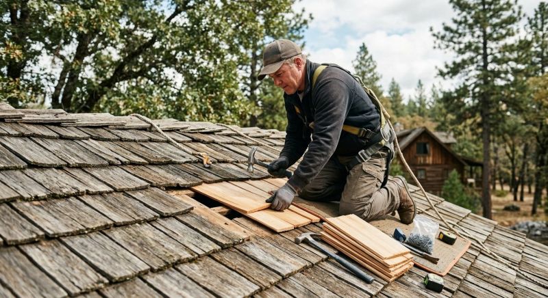 Cedar Shake Roof Repair in West Liberty, OH
