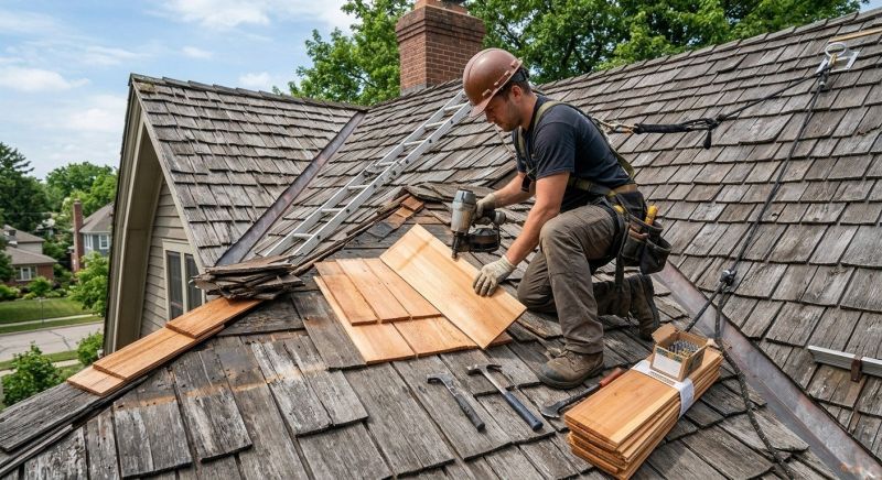 Cedar Shingles Repair in Tipp City, OH