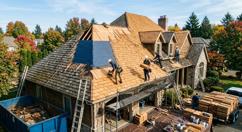 Cedar Shingles Replacement in Madison County, OH