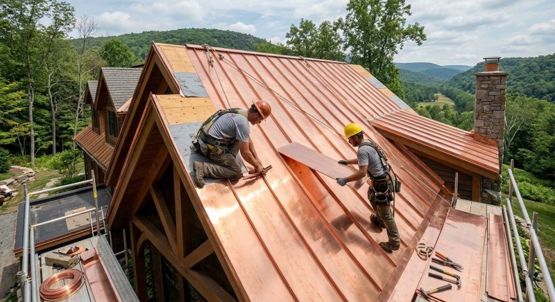 Copper Roof Installation in Springfield, OH