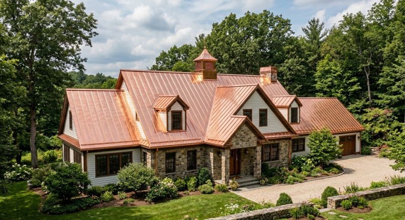 Copper Roof Replacement in Springfield, OH