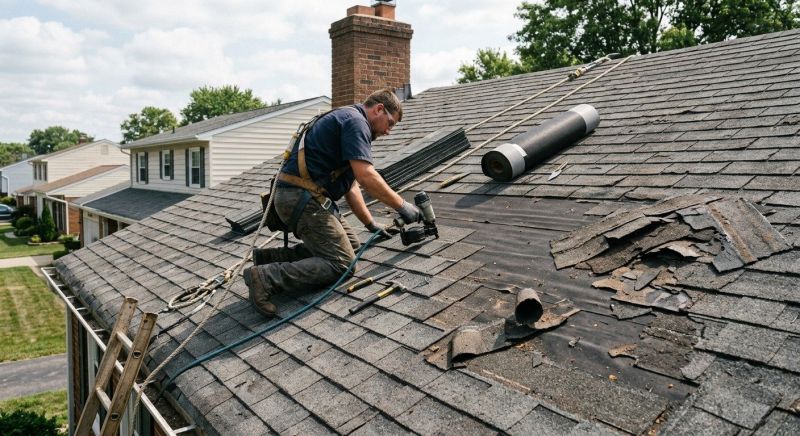 Damaged Roof Repair in Dayton, OH