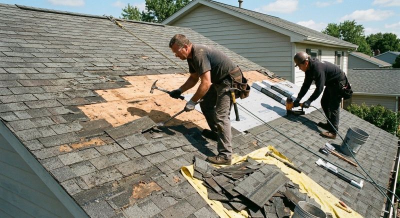 Damaged Roof Repair in Vandalia, OH