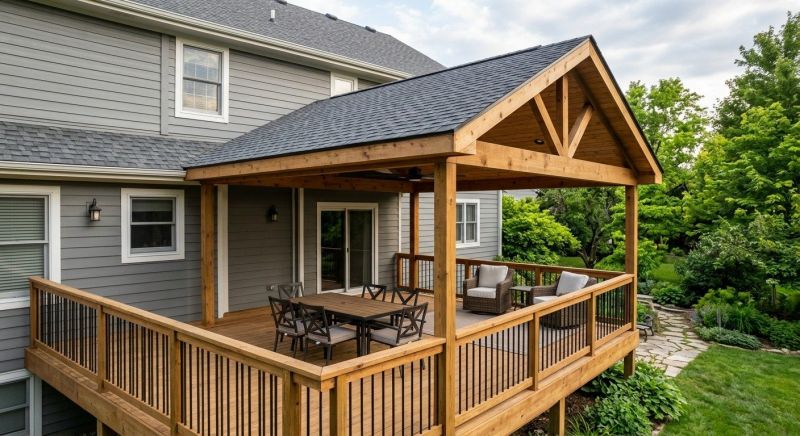 Deck Roof Construction in Springfield, OH