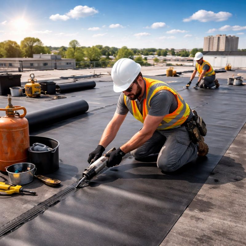 Epdm Roof Installation in Vandalia, OH
