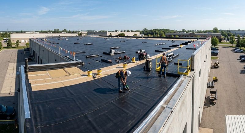 Flat Roof Installation in Yellow Springs, OH