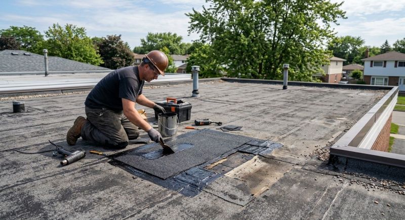 Flat Roof Repair in Springfield, OH