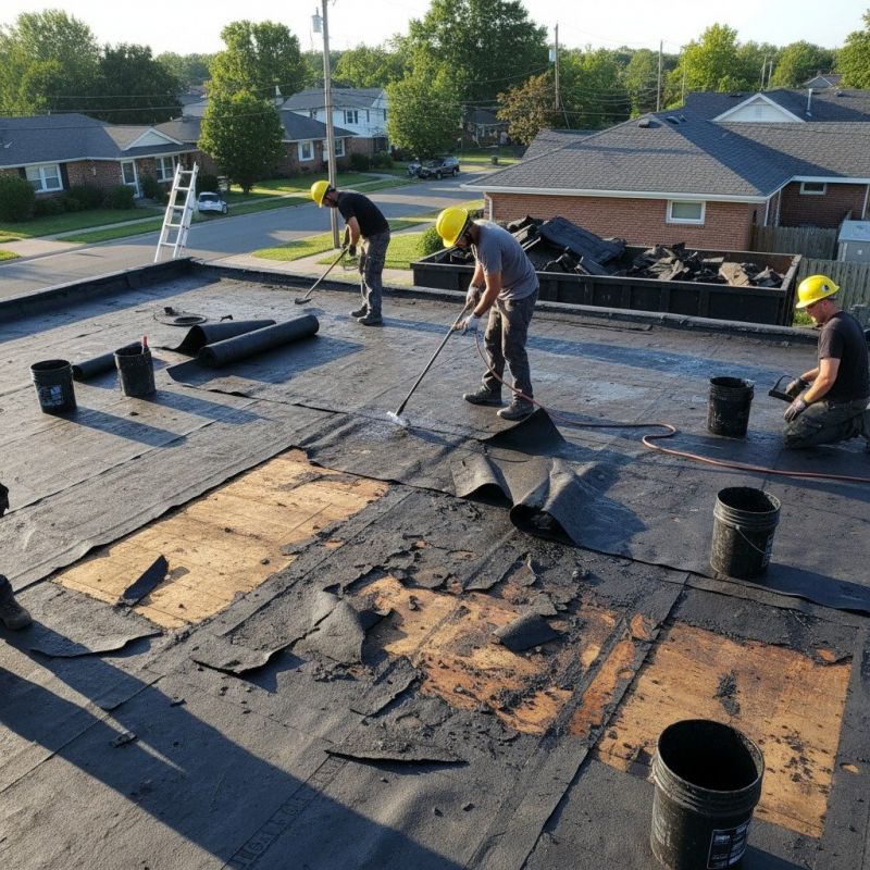 Flat Roof Repair in Madison County, OH
