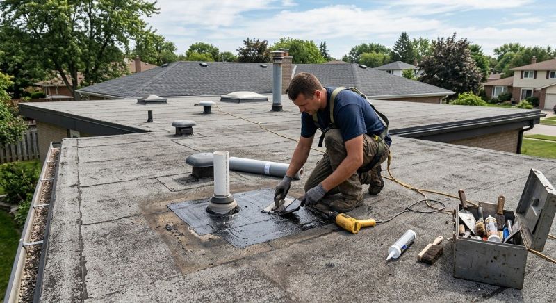 Flat Roof Repair in West Liberty, OH