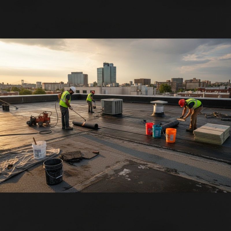 Flat Roof Repair in West Liberty, OH