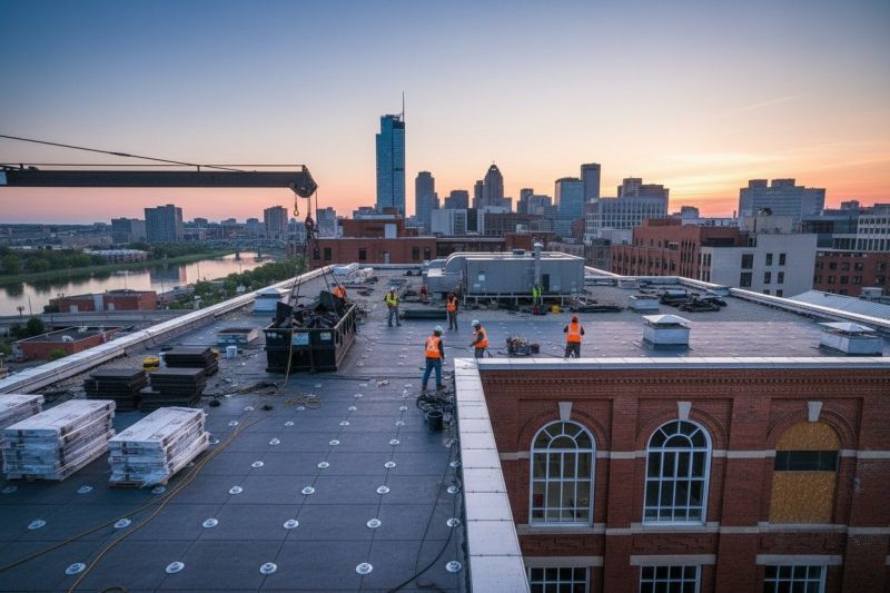 Flat Roof Replacement in Springfield, OH