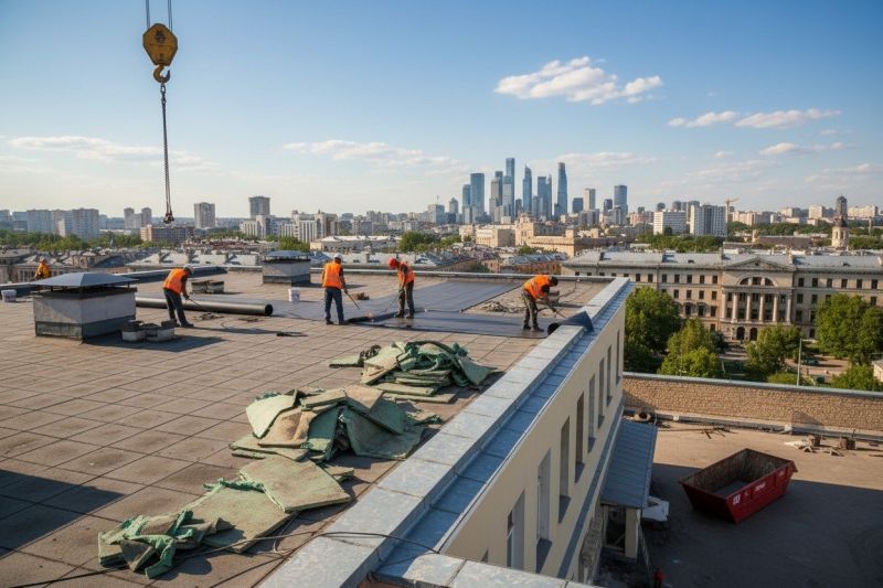 Flat Roof Replacement in Madison County, OH