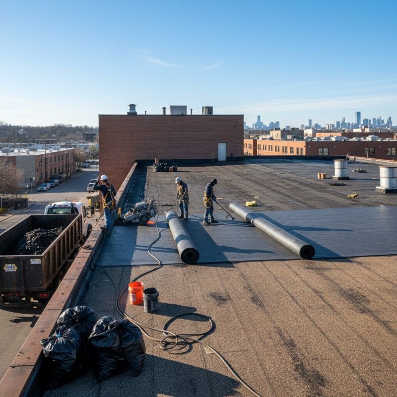 Flat Roof Replacement in Tipp City, OH