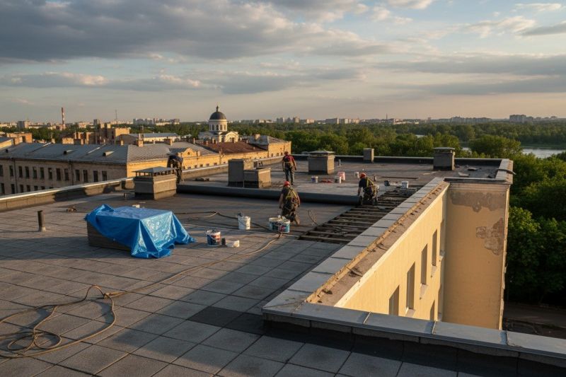 Flat Roof Replacement in Urbana, OH