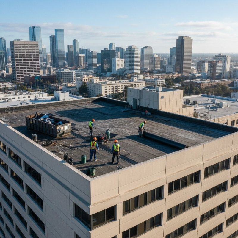 Flat Roof Replacement in West Liberty, OH