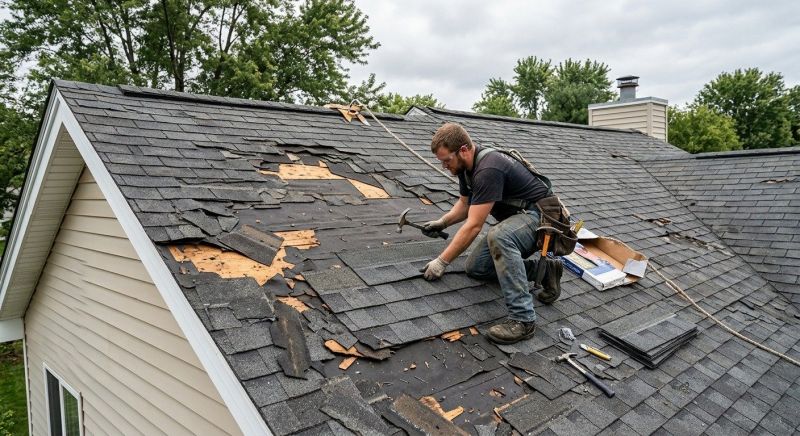Hail Damage Roof Repair in Mechanicsburg, OH
