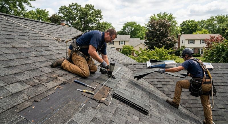 House Roof Repair in Dayton, OH