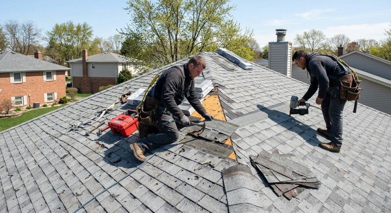 House Roof Repair in Troy, OH