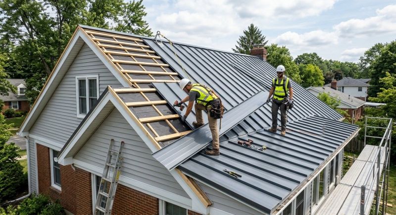 Metal Roof Installation in Fairborn, OH