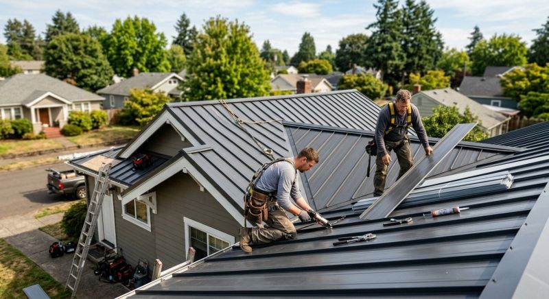 Metal Roof Repair in Fairborn, OH