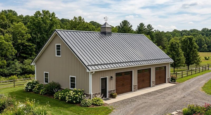 Pole Barn Roof Repair in Mechanicsburg, OH