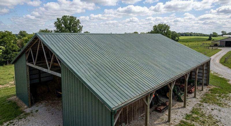 Pole Barn Roof Repair in New Carlisle, OH