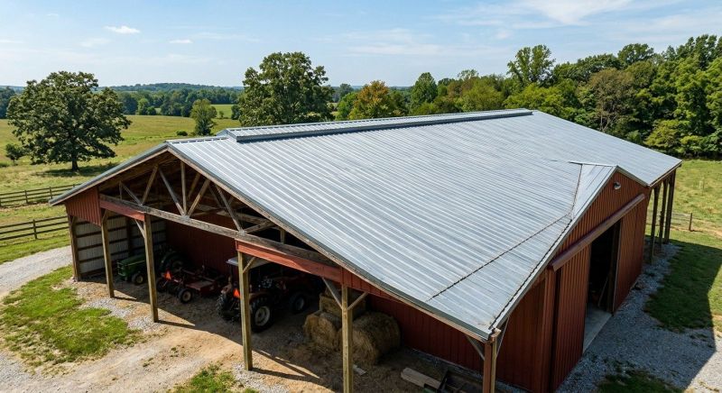 Pole Barn Roof Repair in West Liberty, OH