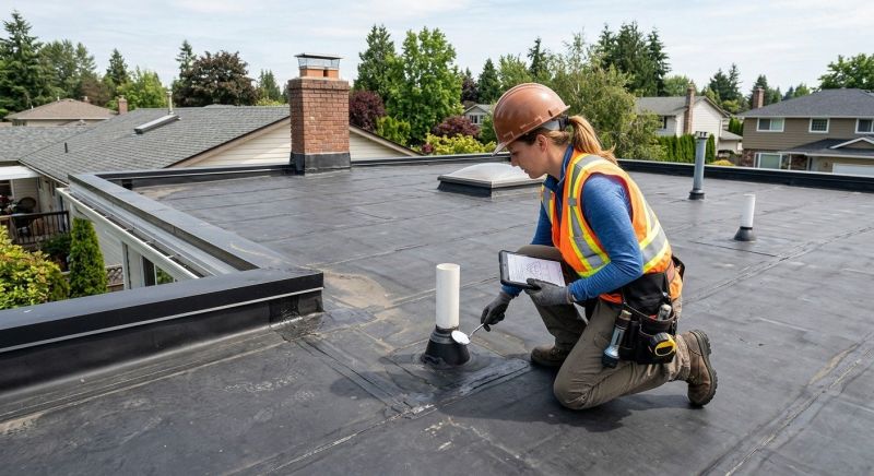 Roof Damage Inspection in Medway, OH