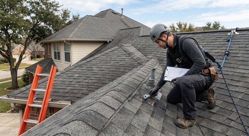 Roof Damage Inspection in Miami County, OH