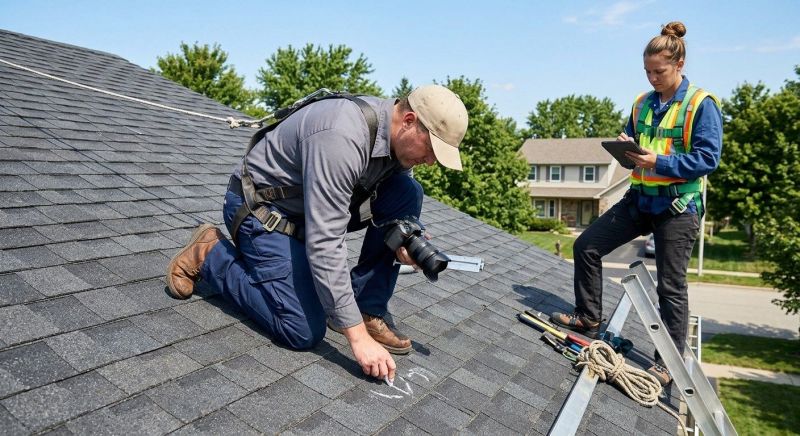 Roof Damage Inspection in New Carlisle, OH