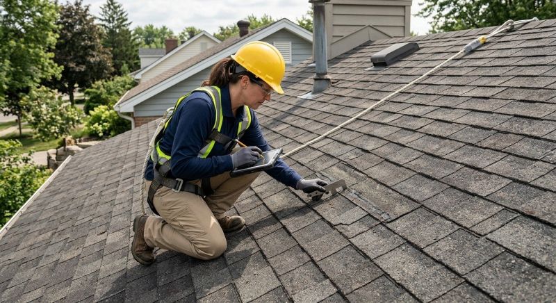 Roof Damage Inspection in New Carlisle, OH