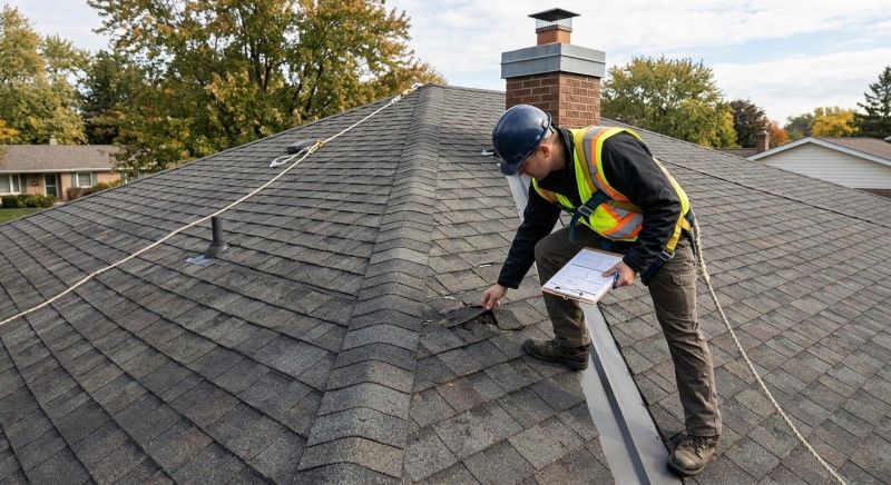 Roof Damage Inspection in Tipp City, OH