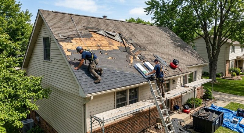 Roof Damage Repair in West Liberty, OH